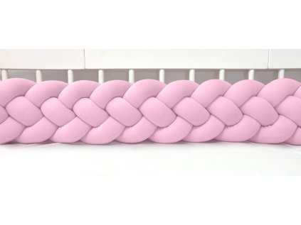 Copánkový mantinel čtyřpásmový - růžový