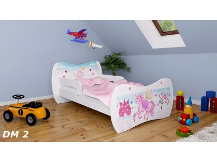 Dětská postel Dream - víla s koníkem