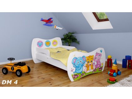 Dětská postel Dream - zvířátka v zoo