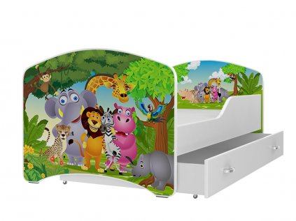 Dětská postel Jan - safari
