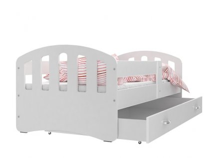 Dětská postel Roman bílá 200x90 cm