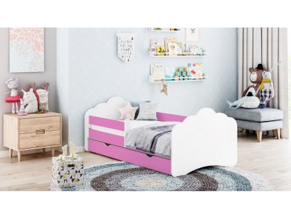 Dětská postel Tobík - růžová
