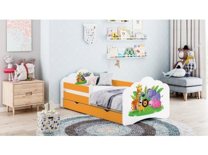 Dětská postel Tobík - veselý zvěřinec