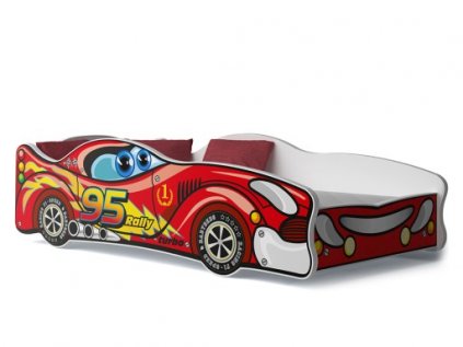 Dětská postel auto 160x80 cm s matrací 01