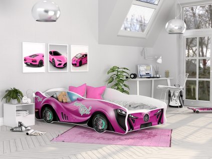 Dětská postel auto 160x80 cm 06