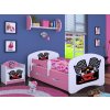 lozko dzieciece happy z szuflada ferrari pink
