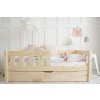 Dětská postel z masivu se zábranou Basic maxi plus