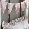 Girlanda na postel - růžová