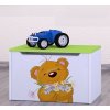 Box na hračky Happy - medvídek s květinou