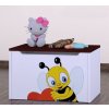 Box na hračky Happy - včelka se srdcem