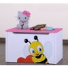 Box na hračky Happy - včelka se srdcem