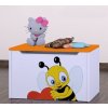 Box na hračky Happy - včelka se srdcem