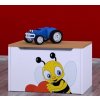 Box na hračky Happy - včelka se srdcem