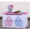 kufer na zabawki happy knz01 rozowy i niebieski slon 8