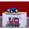 Box na hračky Happy - super lokomotiva