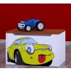 Box na hračky Happy - žluté auto