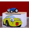 Box na hračky Happy - žluté auto