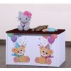 Box na hračky Happy - medvídci s balónky