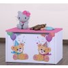 Box na hračky Happy - medvídci s balónky