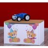 Box na hračky Happy - medvídci s balónky