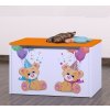Box na hračky Happy - medvídci s balónky