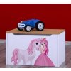 Box na hračky Happy - princezna s koníkem