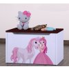Box na hračky Happy - princezna s koníkem