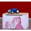 Box na hračky Happy - princezna s koníkem
