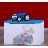 Box na hračky Happy - medvídek v autě