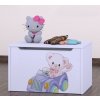 Box na hračky Happy - medvídek v autě
