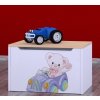 Box na hračky Happy - medvídek v autě