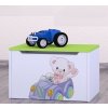 Box na hračky Happy - medvídek v autě