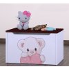 Box na hračky Happy - medvídek se srdcem