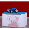 Box na hračky Happy - medvídek se srdcem