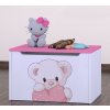Box na hračky Happy - medvídek se srdcem