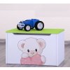 Box na hračky Happy - medvídek se srdcem