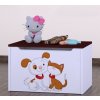 Box na hračky Happy - pejsek s kočičkou