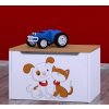 Box na hračky Happy - pejsek s kočičkou