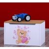 Box na hračky Happy - zamilovaný medvídek
