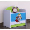 Noční stolek Happy - Bořek stavitel
