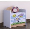 Noční stolek Happy - motýlek s květinou