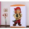 Třídveřová šatní skříň SZ09 Happy - pirát