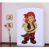Třídveřová šatní skříň SZ09 Happy - pirát