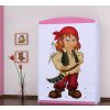 Třídveřová šatní skříň SZ09 Happy - pirát