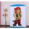 Třídveřová šatní skříň SZ09 Happy - pirát