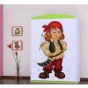 Třídveřová šatní skříň SZ09 Happy - pirát