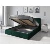 Manželská postel Hilton - zelená