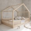 Domečková postel Housebed duo 200x140 cm - přírodní