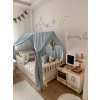Baldachýn do domečkové postele - mušelínový