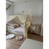 Baldachýn do domečkové postele - mušelínový